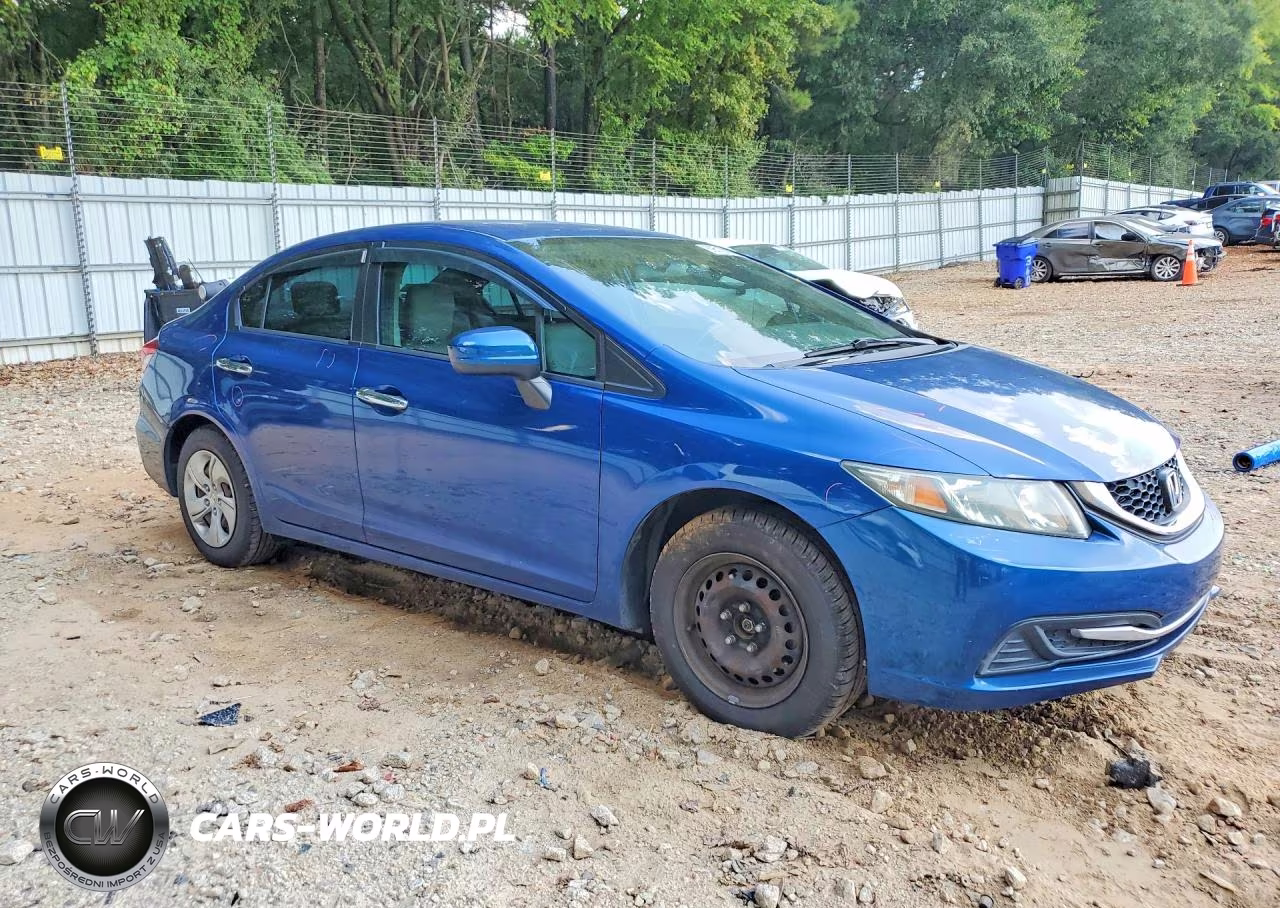 2014 Honda Civic Lx VIN:19XFB2F58EE077281 - 4