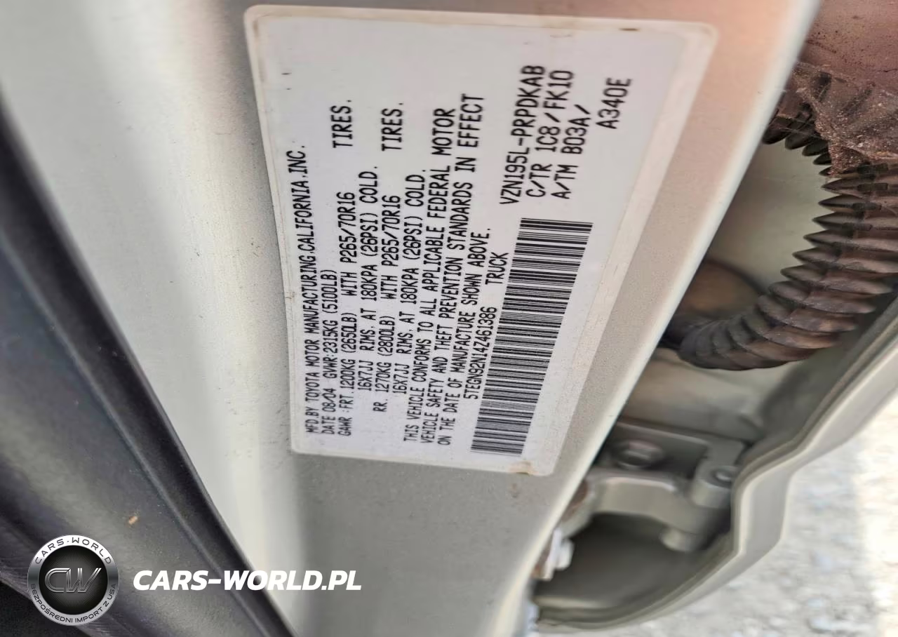 2004 Toyota Tacoma Prerunner V6 VIN:5TEGN92N14Z461386 - 13