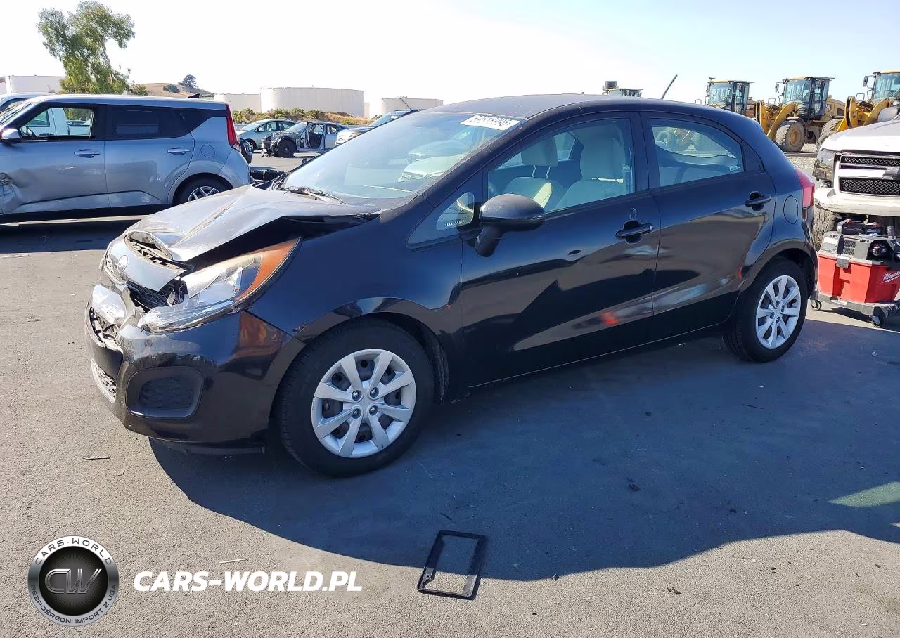 2013 Kia Rio Lx VIN:KNADM5A34D6255777 - 1