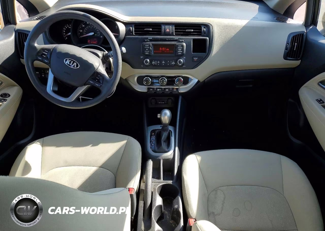 2013 Kia Rio Lx VIN:KNADM5A34D6255777 - 8