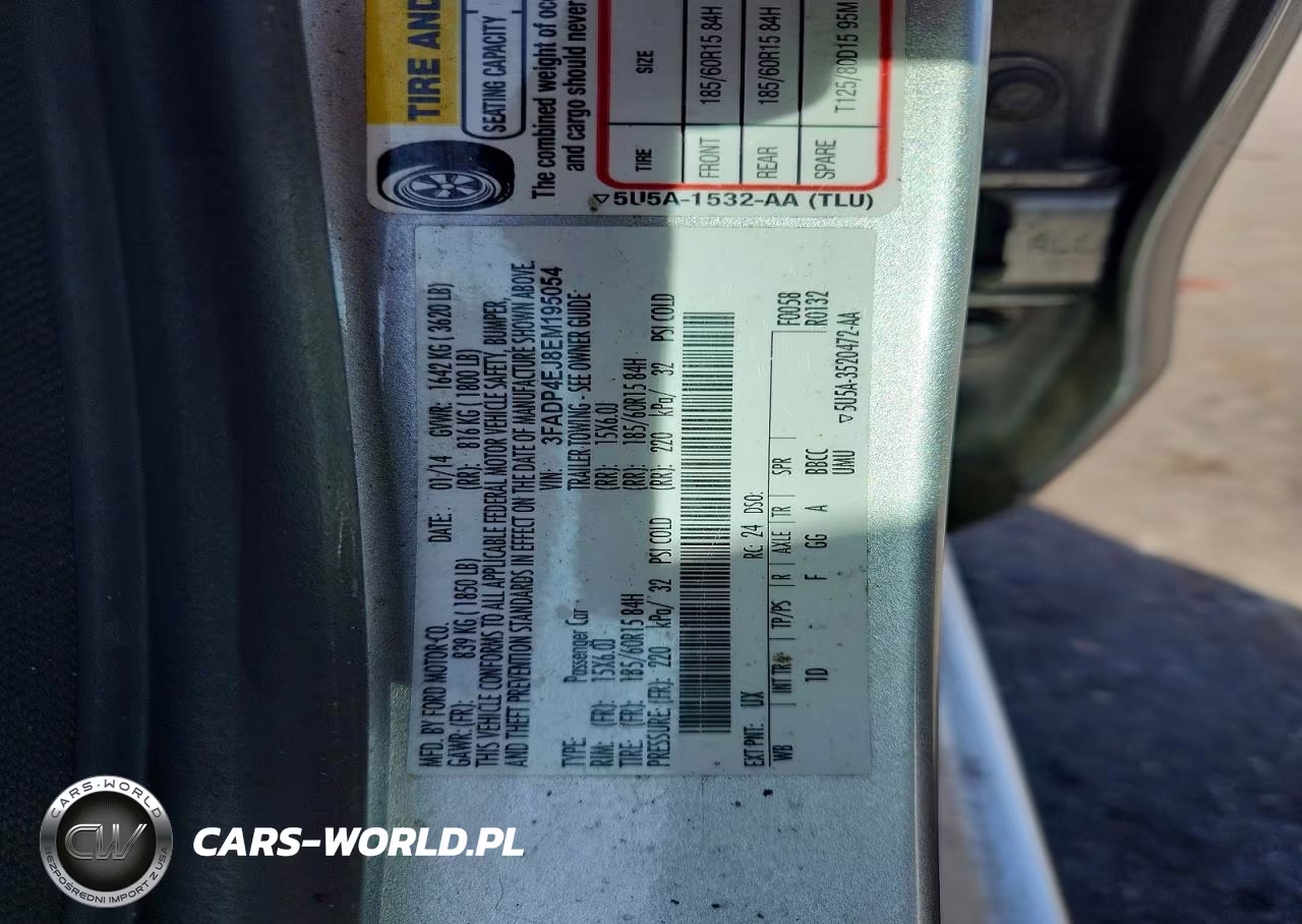 2014 Ford Fiesta Se VIN:3FADP4EJ8EM195054 - 12