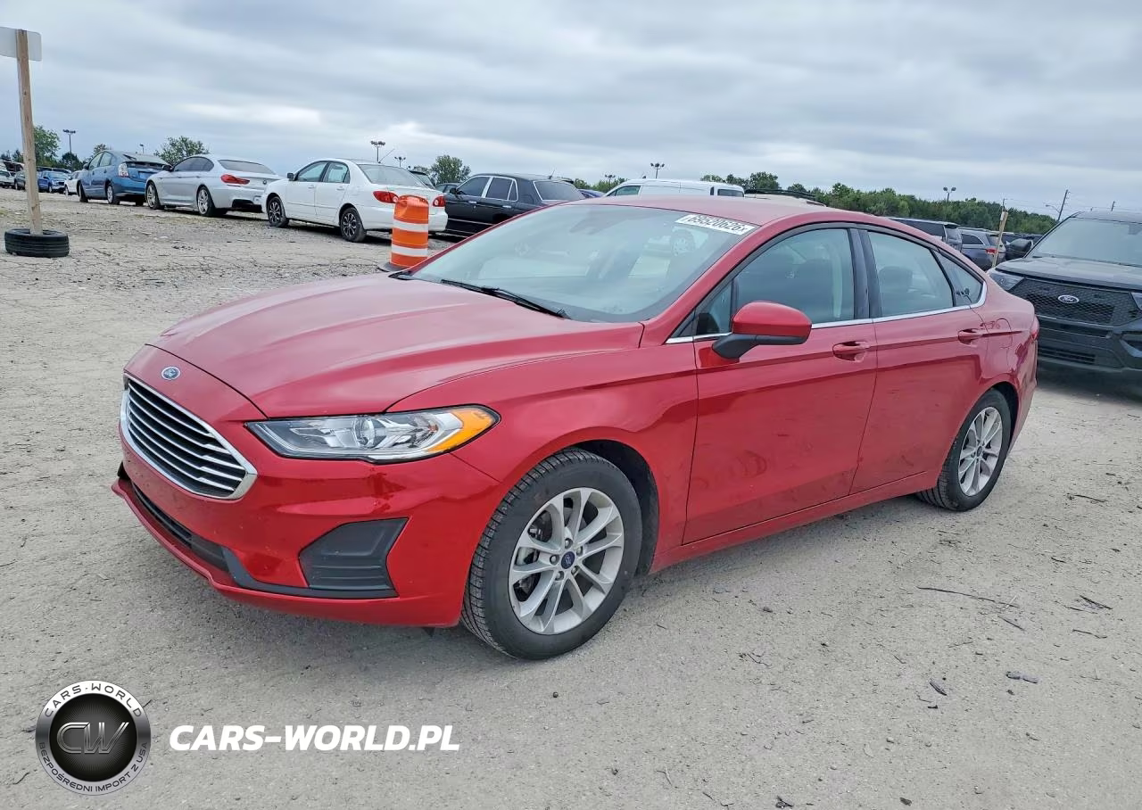 2020 Ford Fusion Se VIN:3FA6P0HDXLR186248 - 1