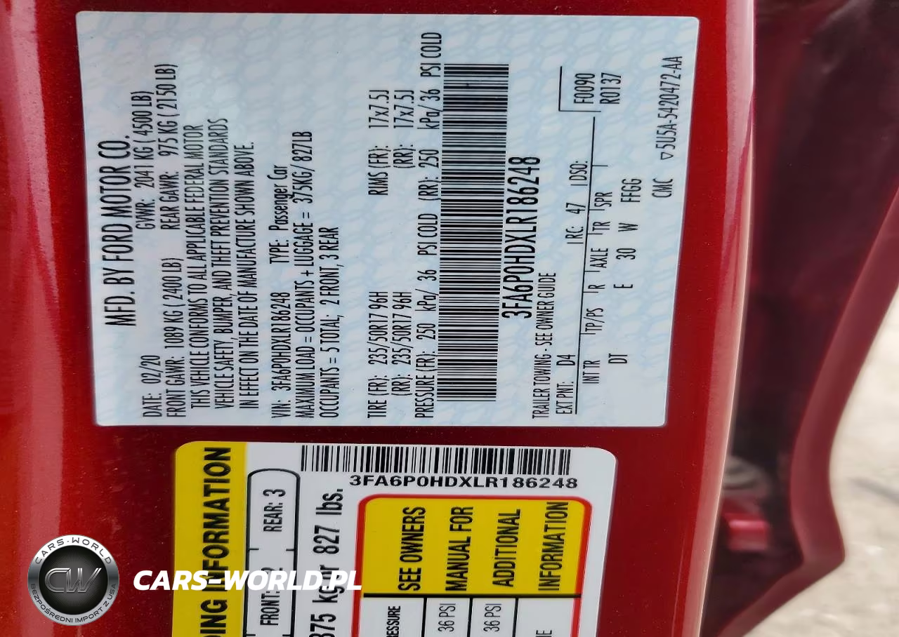 2020 Ford Fusion Se VIN:3FA6P0HDXLR186248 - 12