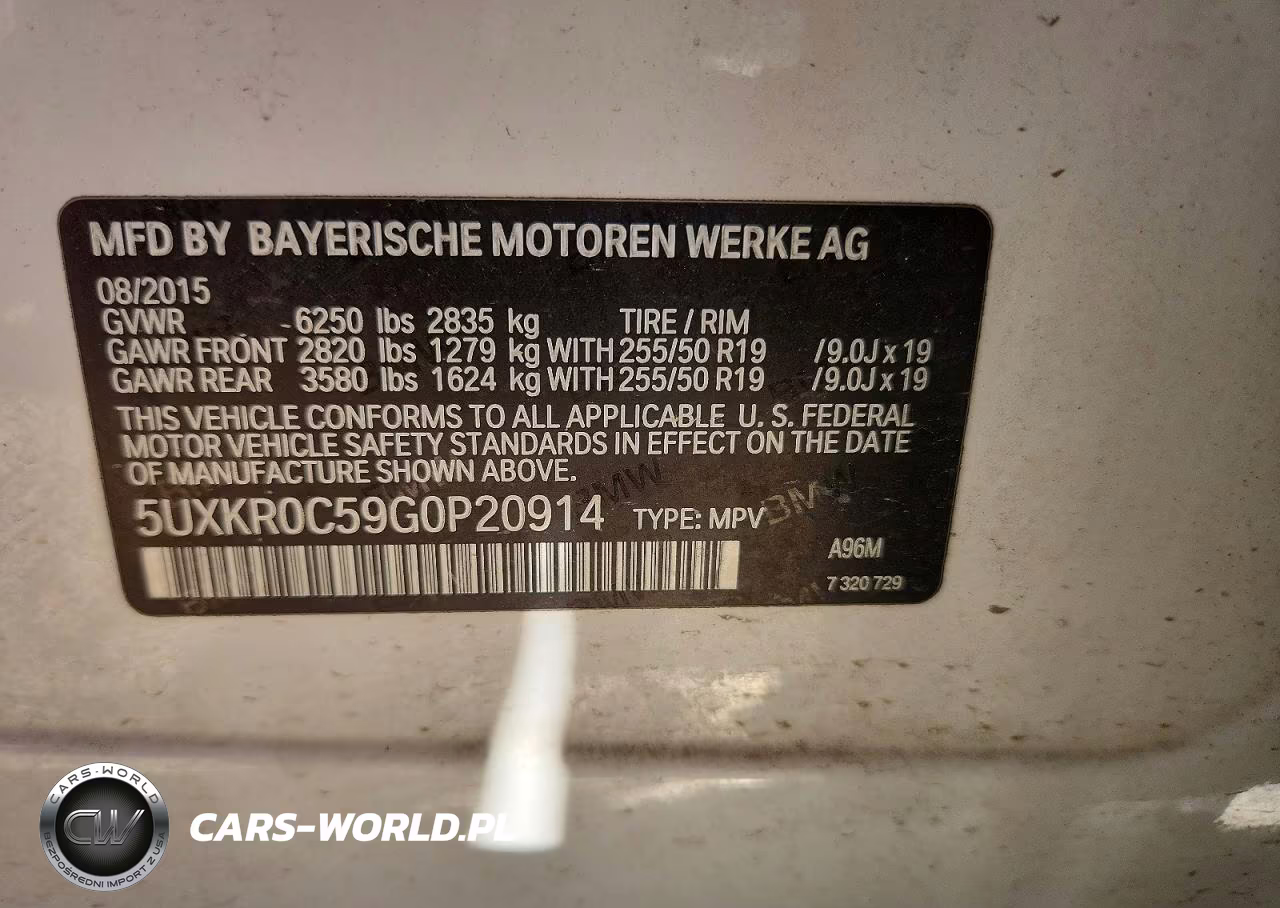 2016 BMW X5 xDrive35I VIN:5UXKR0C59G0P20914 - 13