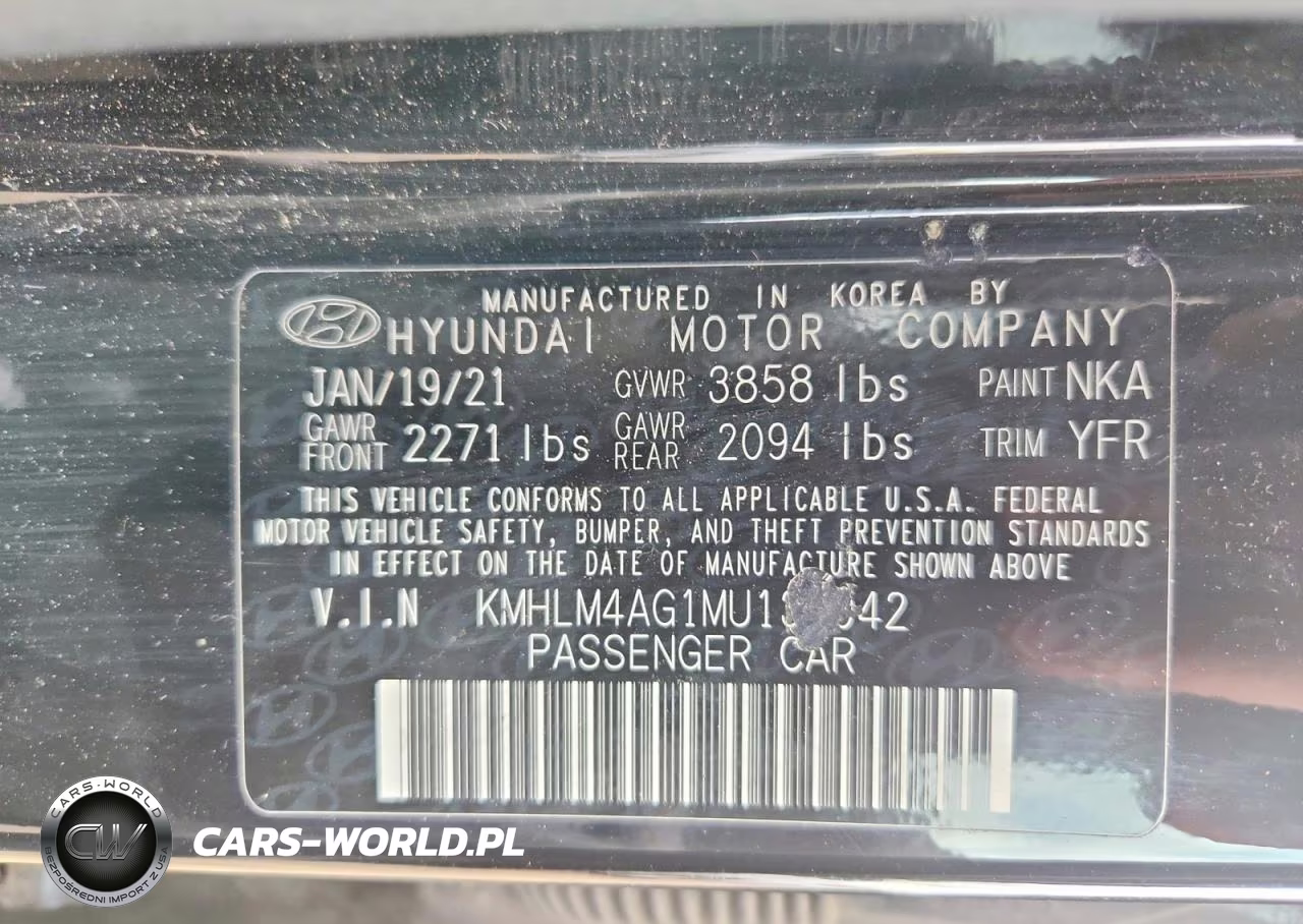 2021 Hyundai Elantra Sel VIN:KMHLM4AG1MU139942 - 12