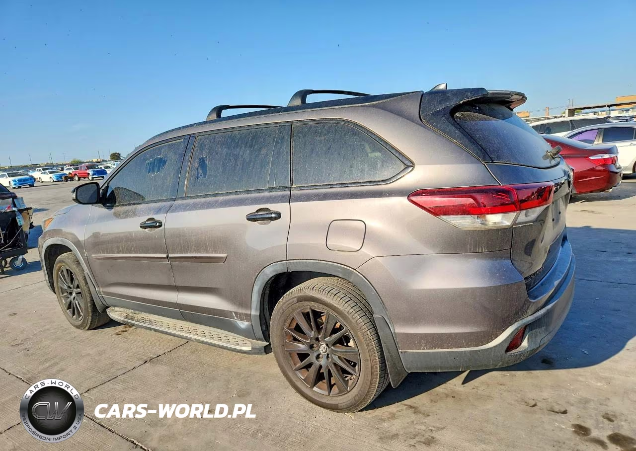 2019 Toyota Highlander Se VIN:5TDKZRFH9KS319641 - 2