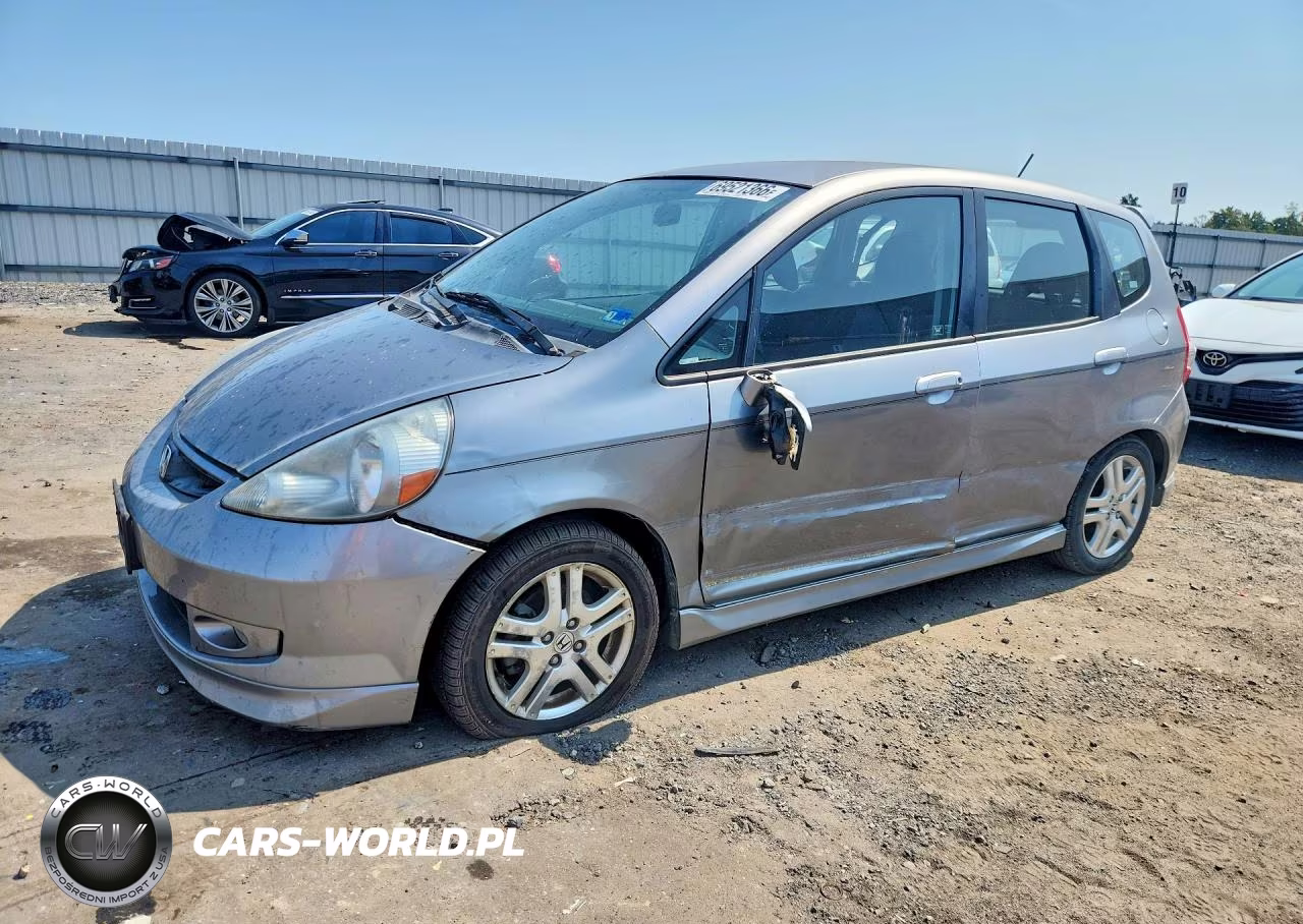 2007 Honda Fit S VIN:JHMGD38617S019215 - 1