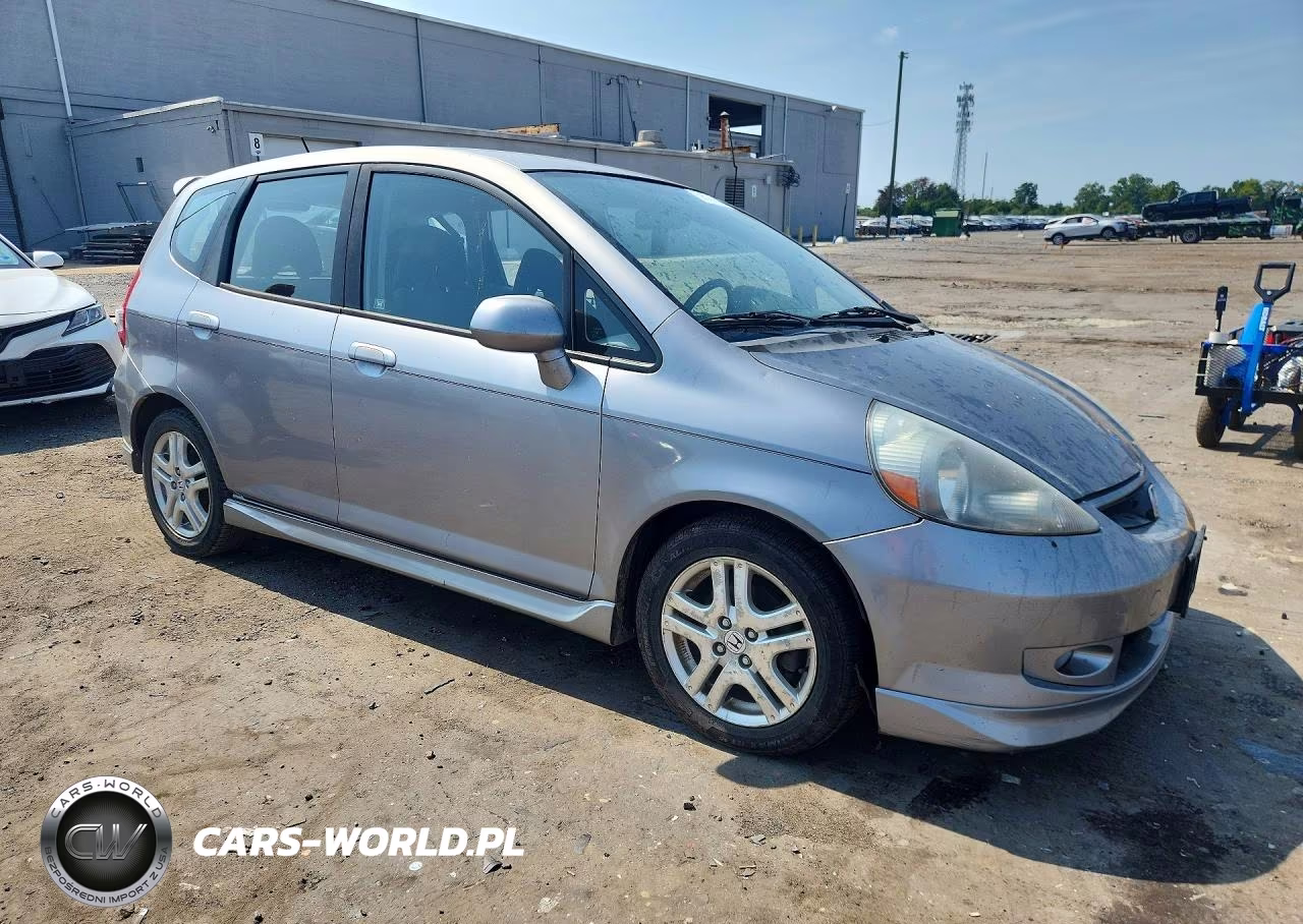 2007 Honda Fit S VIN:JHMGD38617S019215 - 4