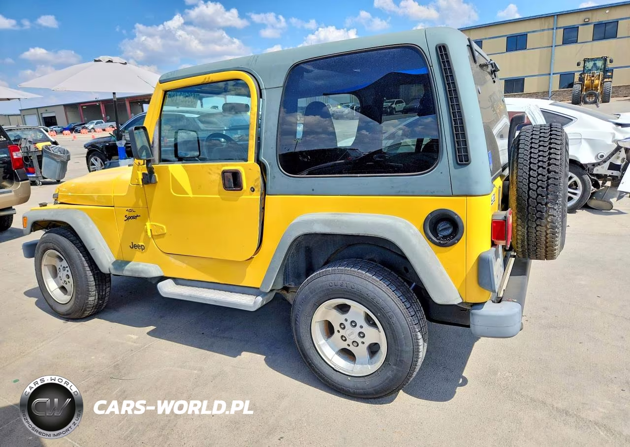 2001 Jeep Wrangler - Tj Sport VIN:1J4FA49S31P316188 - 2