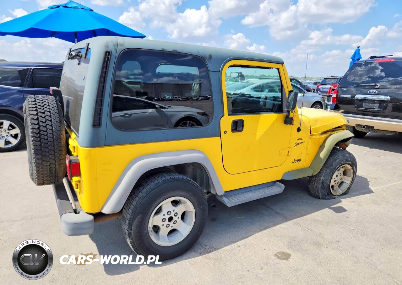 2001 Jeep Wrangler - Tj Sport VIN:1J4FA49S31P316188 - 3