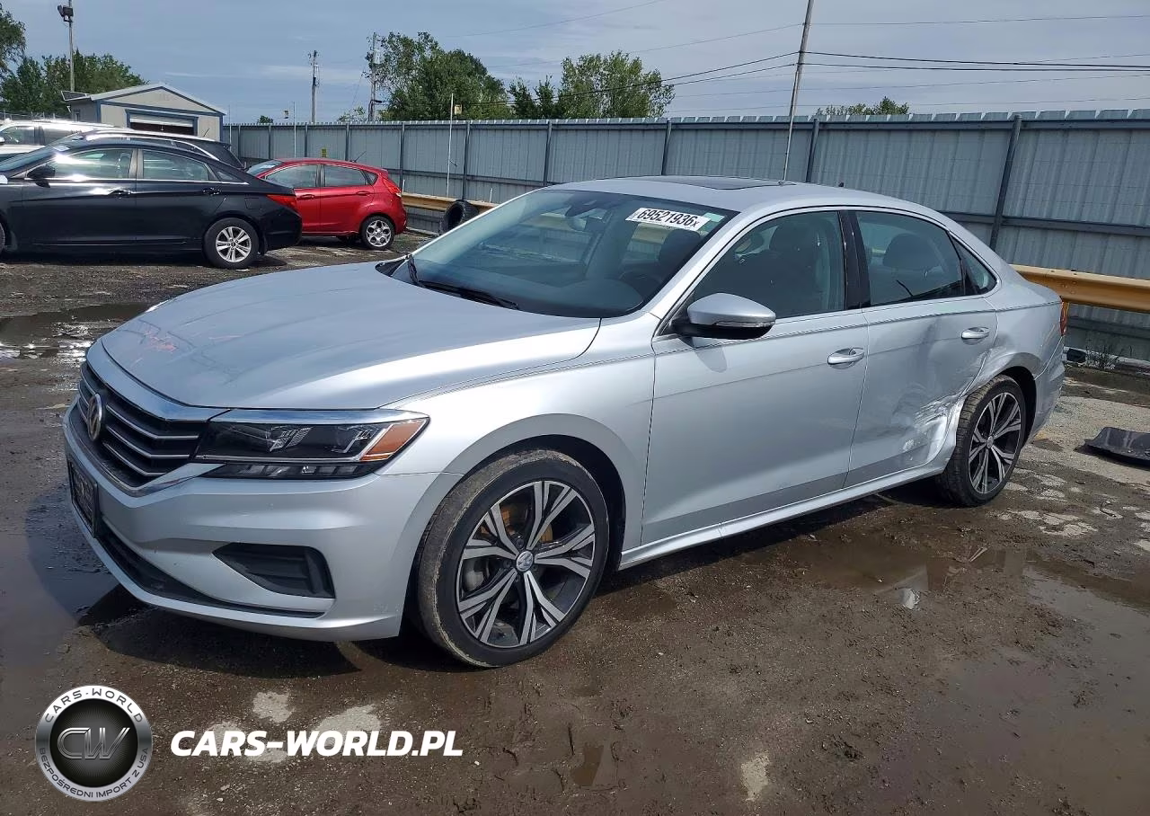 2021 Volkswagen Passat Se VIN:1VWSA7A32MC013650 - 1