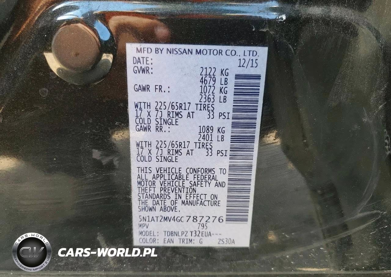 2016 Nissan Rogue S VIN:5N1AT2MV4GC787276 - 13