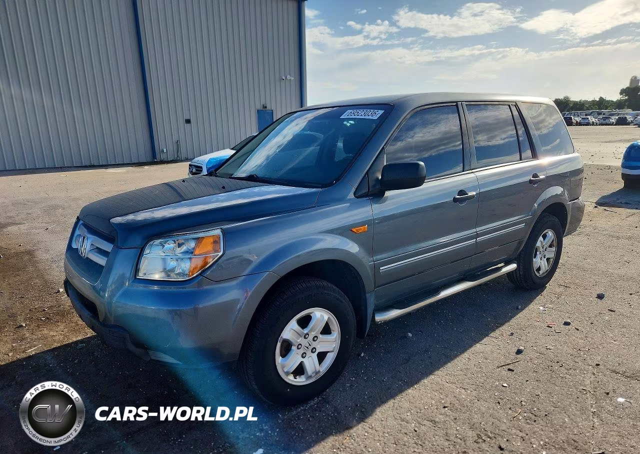 2007 Honda Pilot Lx VIN:5FNYF18137B024454 - 1