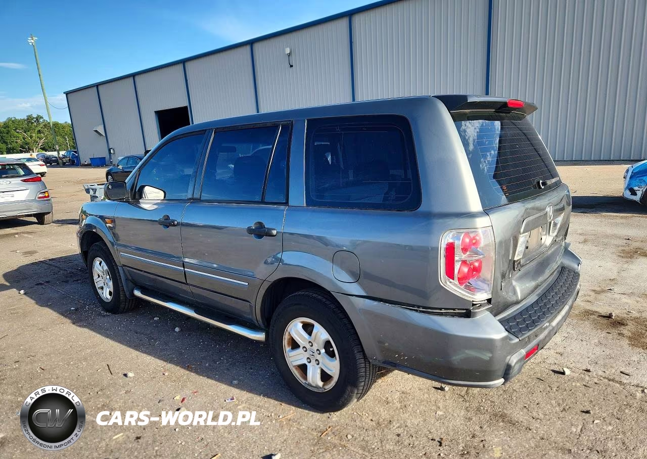 2007 Honda Pilot Lx VIN:5FNYF18137B024454 - 2