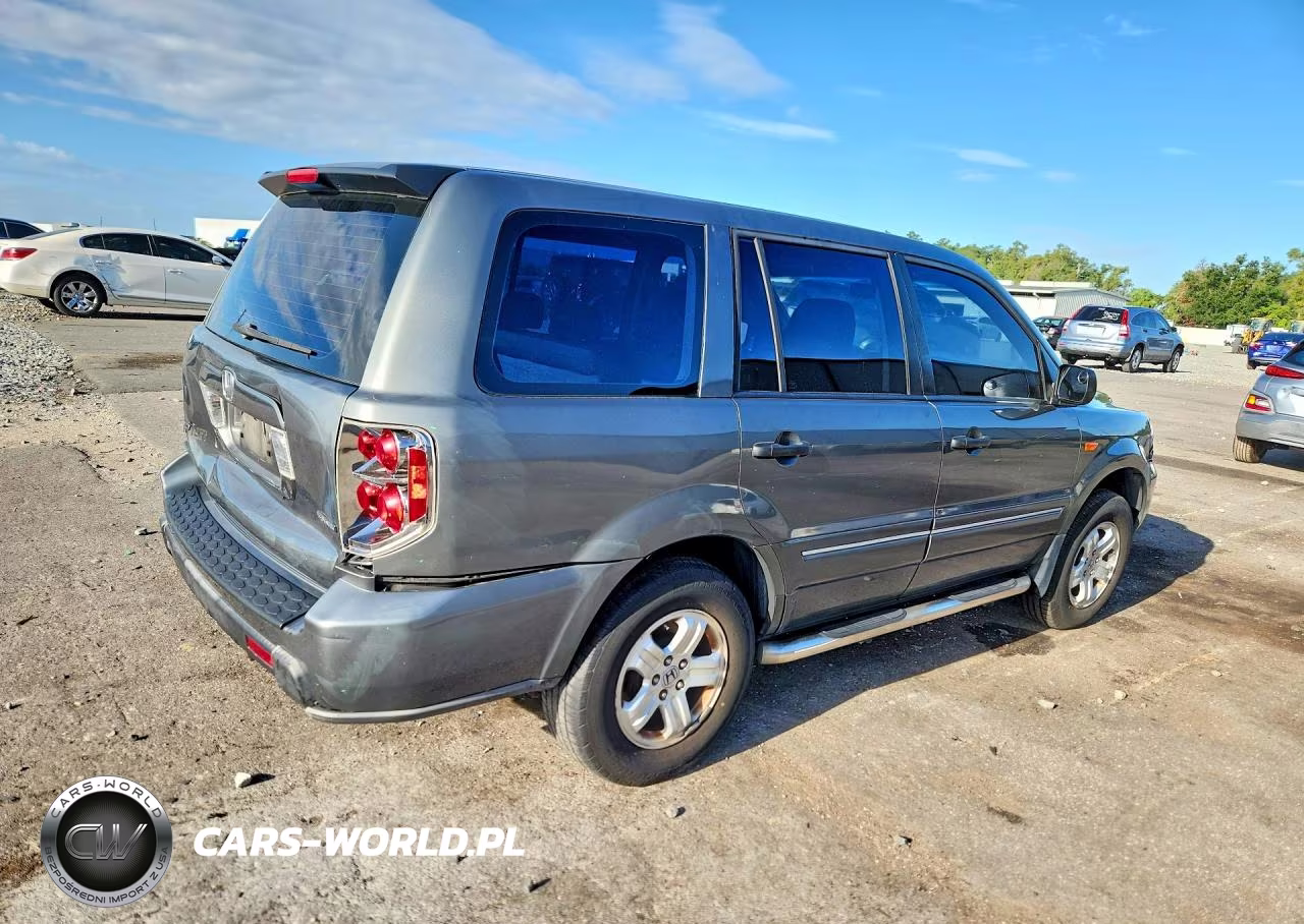 2007 Honda Pilot Lx VIN:5FNYF18137B024454 - 3
