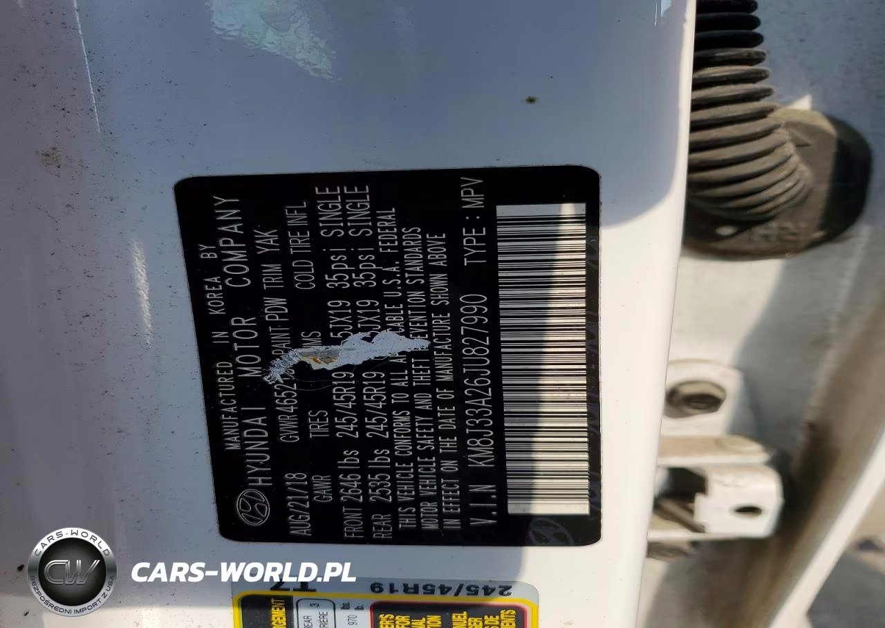2018 Hyundai Tucson Value VIN:KM8J33A26JU827990 - 13