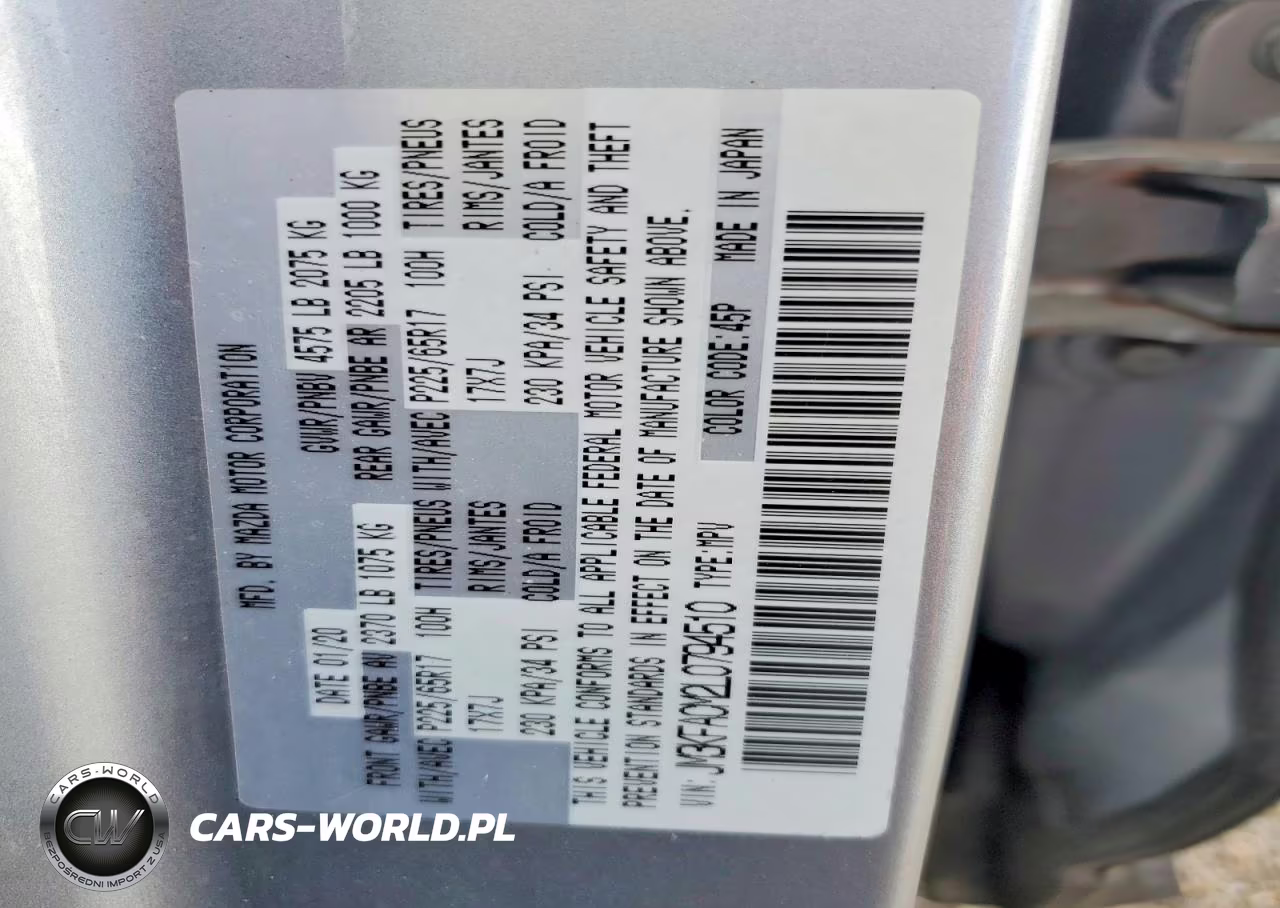 2020 Mazda Cx-5 Touring VIN:JM3KFACM2L0794510 - 12