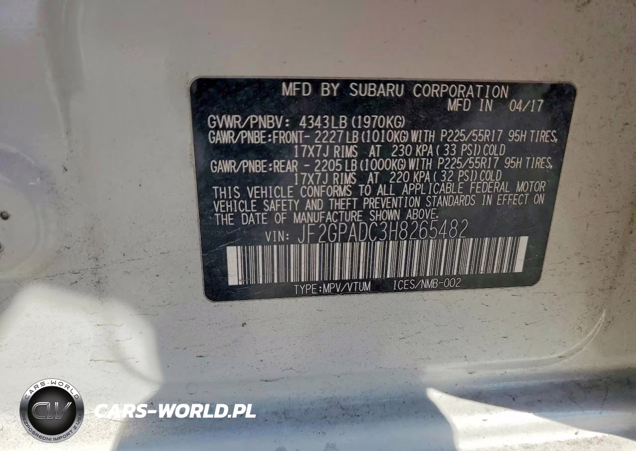 2017 Subaru Crosstrek Premium VIN:JF2GPADC3H8265482 - 13