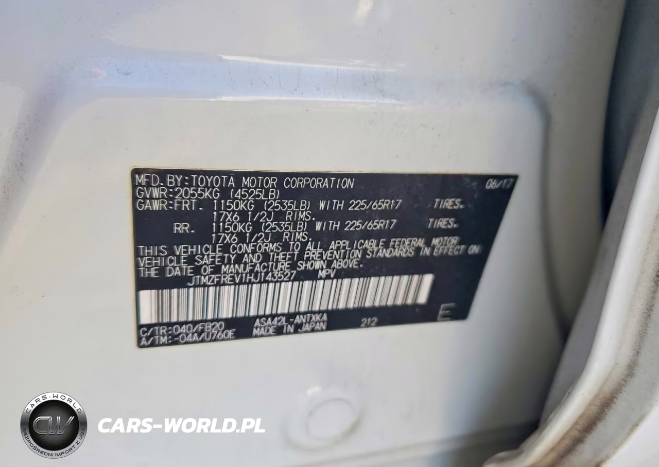 2017 Toyota Rav4 Le VIN:JTMZFREV1HJ143527 - 13