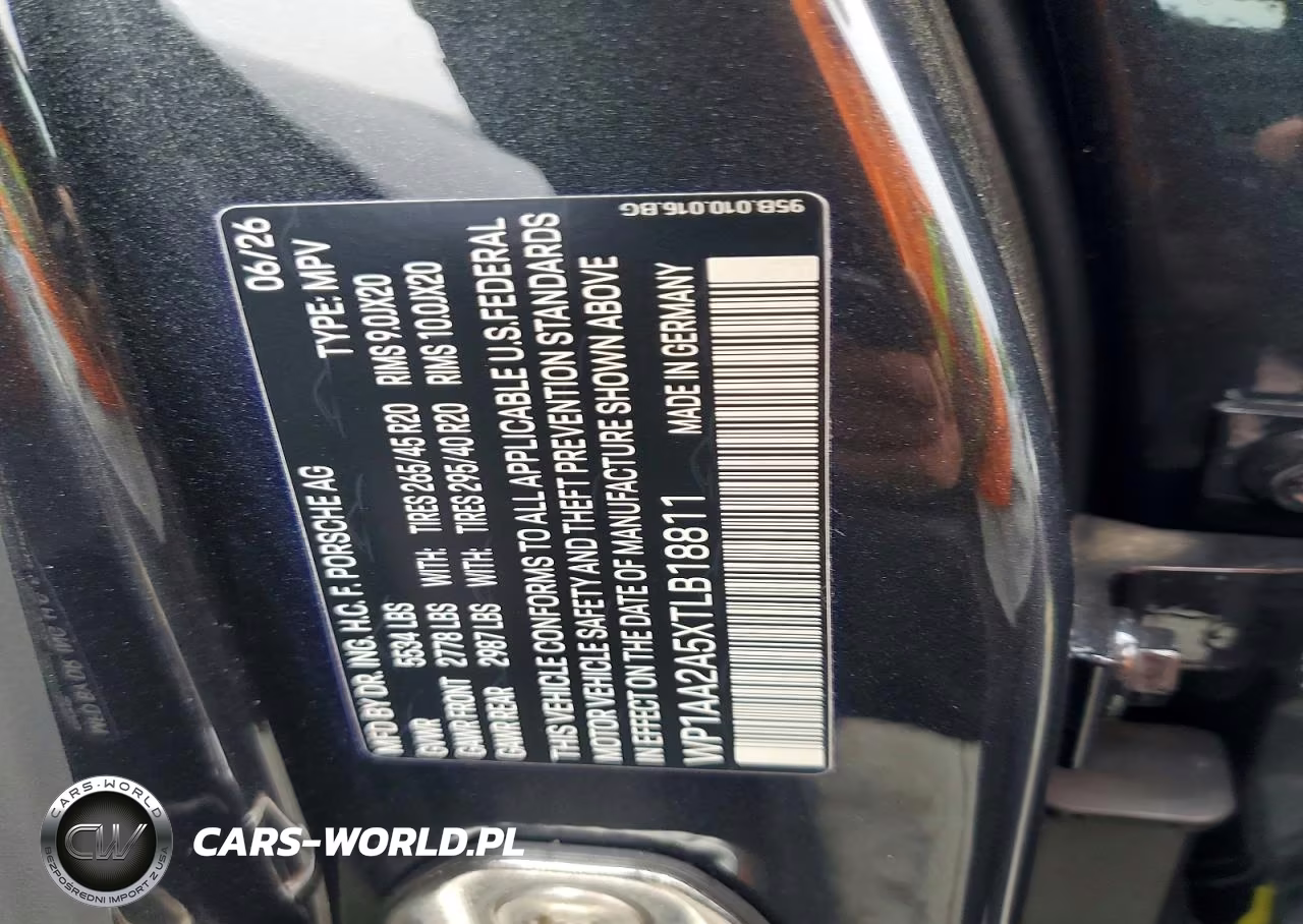 2026 Porsche Macan Base VIN:WP1AA2A5XTLB18811 - 14