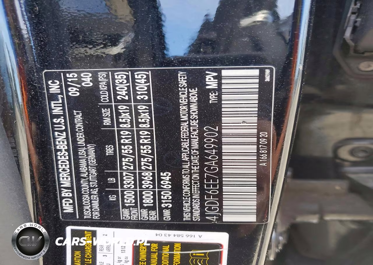 2016 Mercedes-Benz Gl 450 4Matic VIN:4JGDF6EE7GA649902 - 13