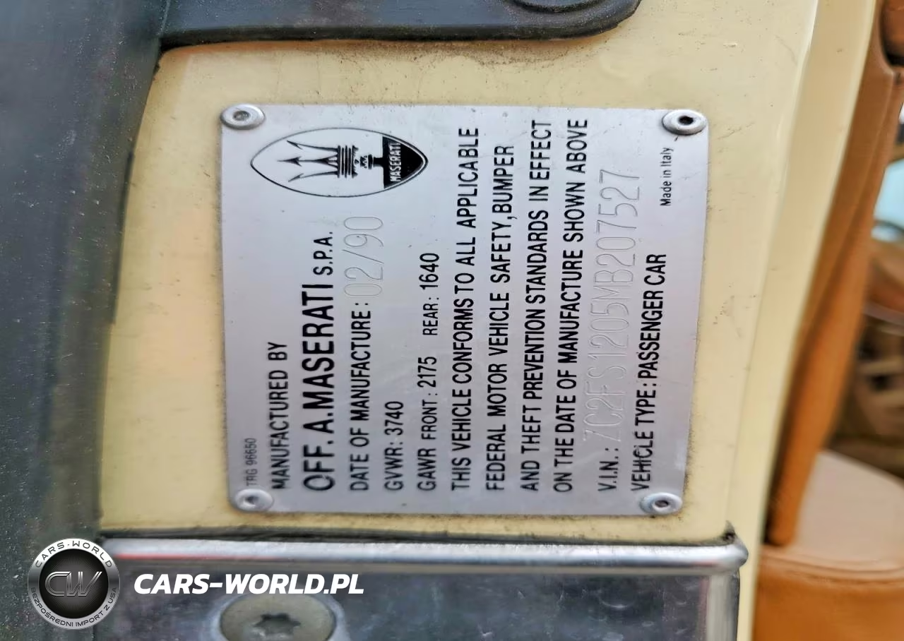 1991 Chrysler Tc By Maserati VIN:ZC2FS1205MB207527 - 13