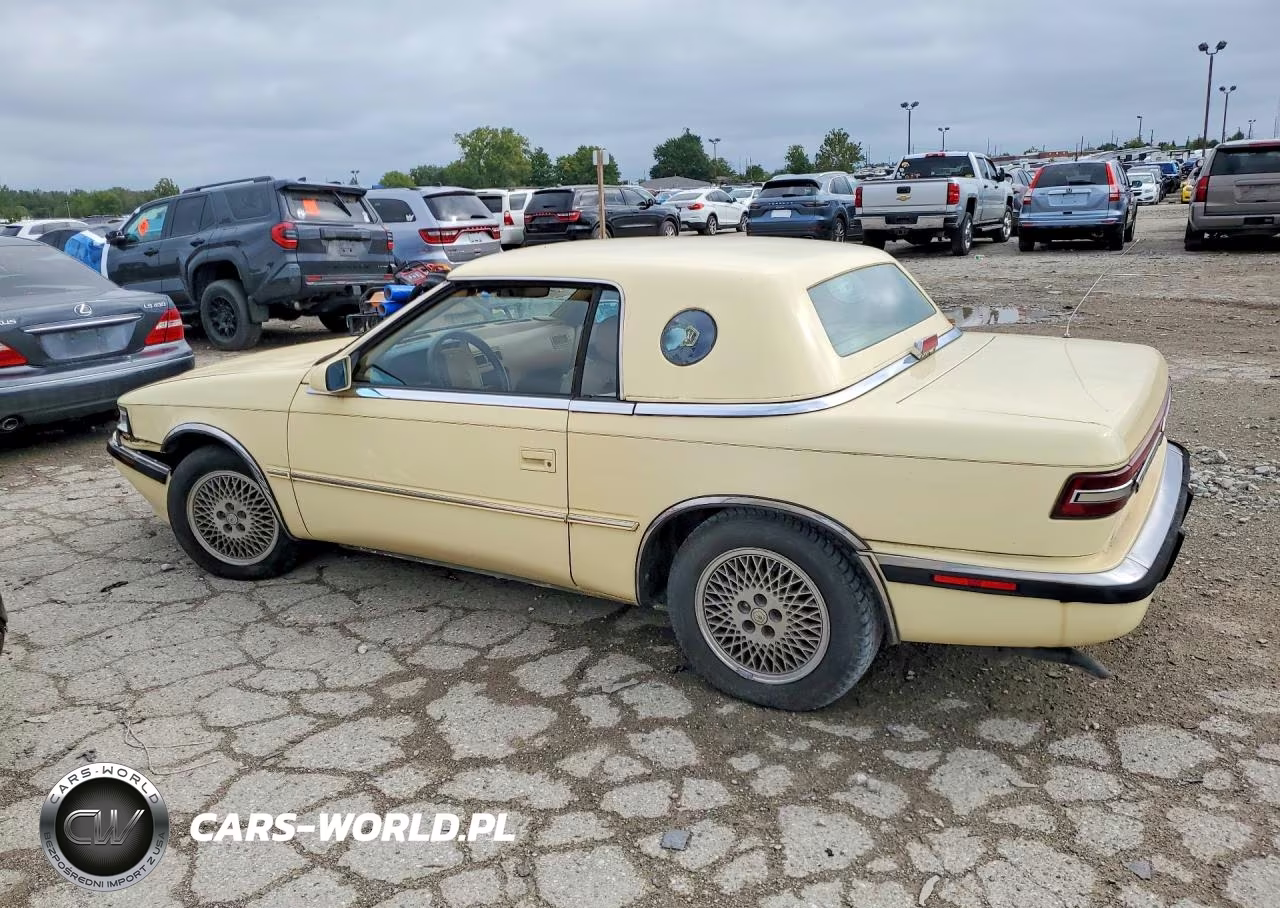 1991 Chrysler Tc By Maserati VIN:ZC2FS1205MB207527 - 2