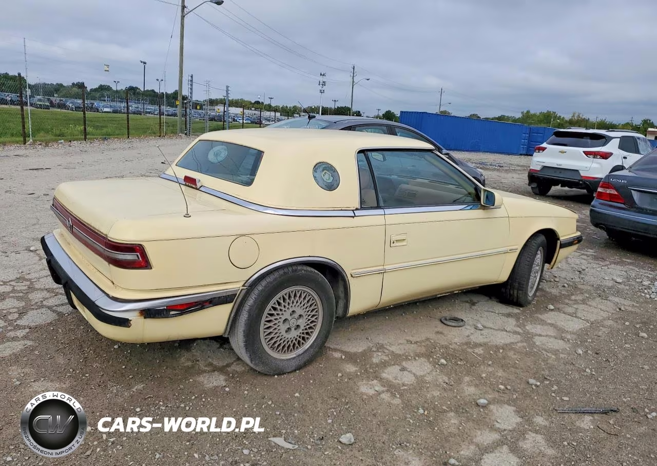 1991 Chrysler Tc By Maserati VIN:ZC2FS1205MB207527 - 3