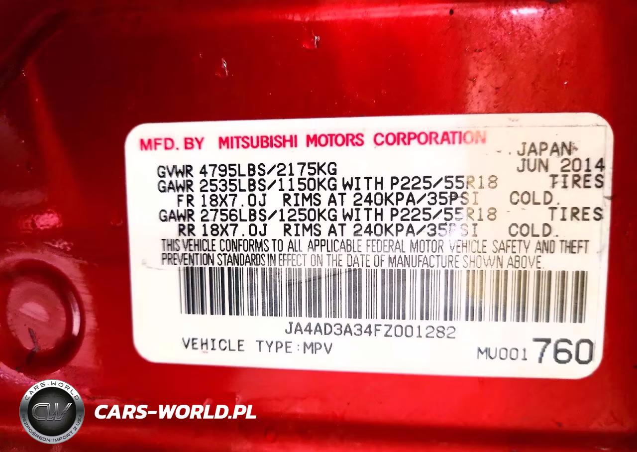 2015 Mitsubishi Outlander Se VIN:JA4AD3A34FZ001282 - 13