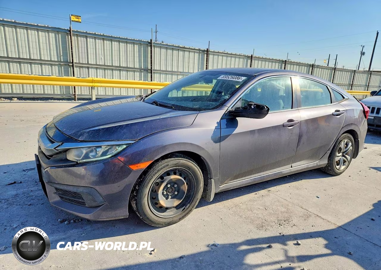 2017 Honda Civic Lx VIN:19XFC2F54HE065288 - 1