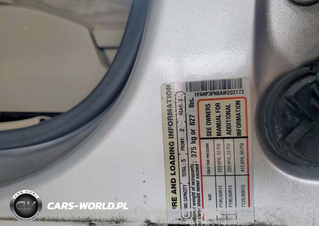 2010 Ford Focus Se VIN:1FAHP3FN8AW202172 - 13