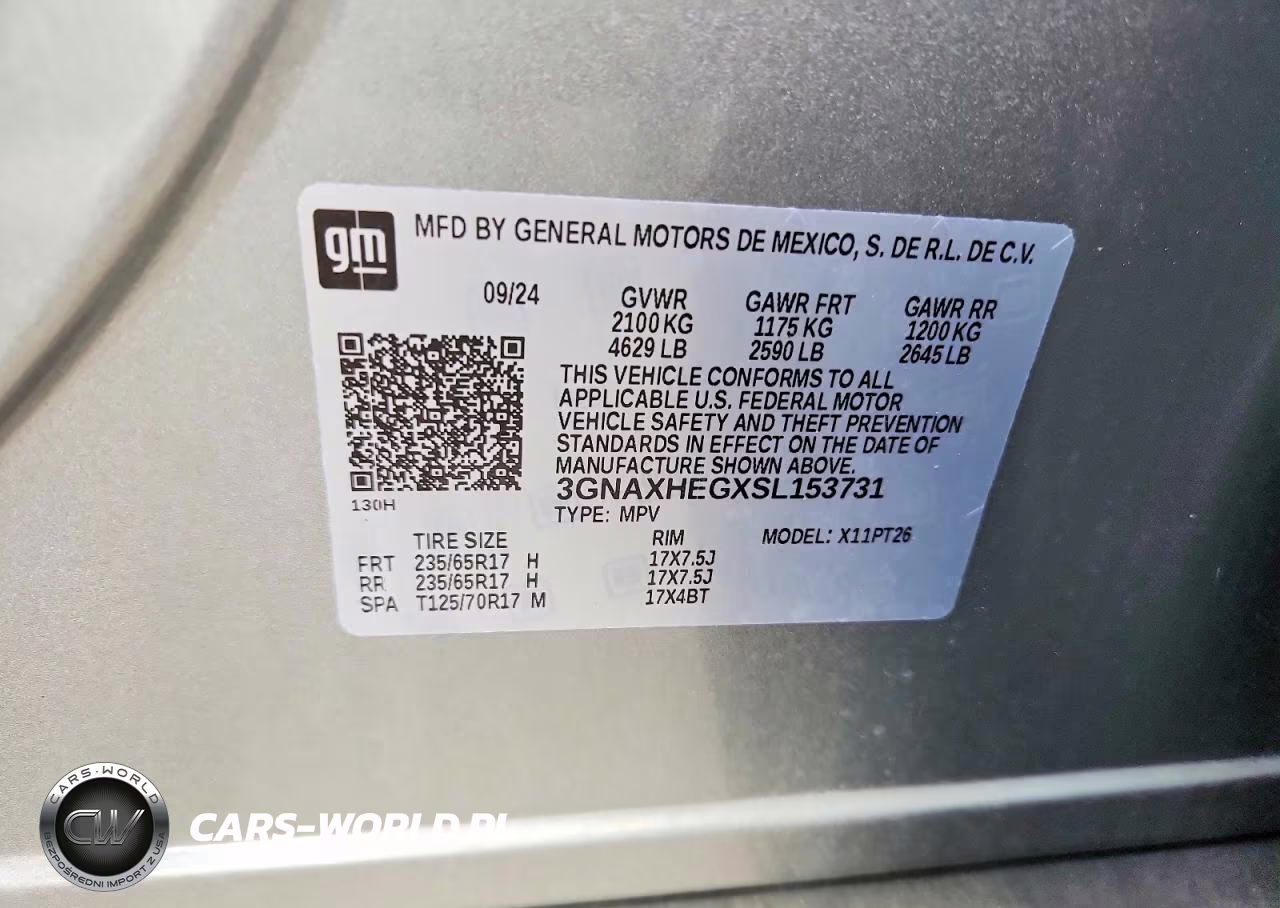 2025 Chevrolet Equinox Lt VIN:3GNAXHEGXSL153731 - 13