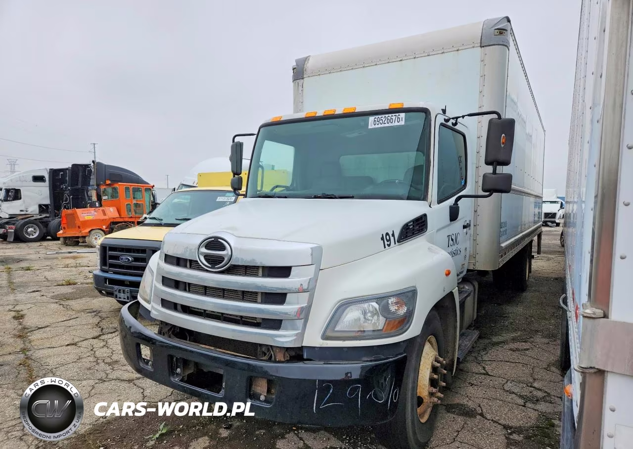 2016 Hino 258-268 Box Truck VIN:5PVNJ8JV2G4S60091 - 1