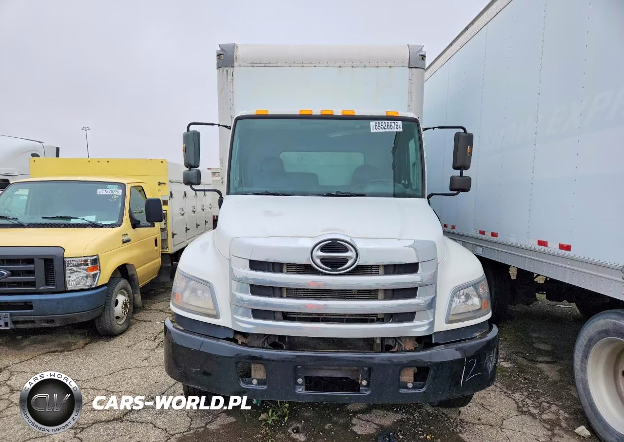 2016 Hino 258-268 Box Truck VIN:5PVNJ8JV2G4S60091 - 5