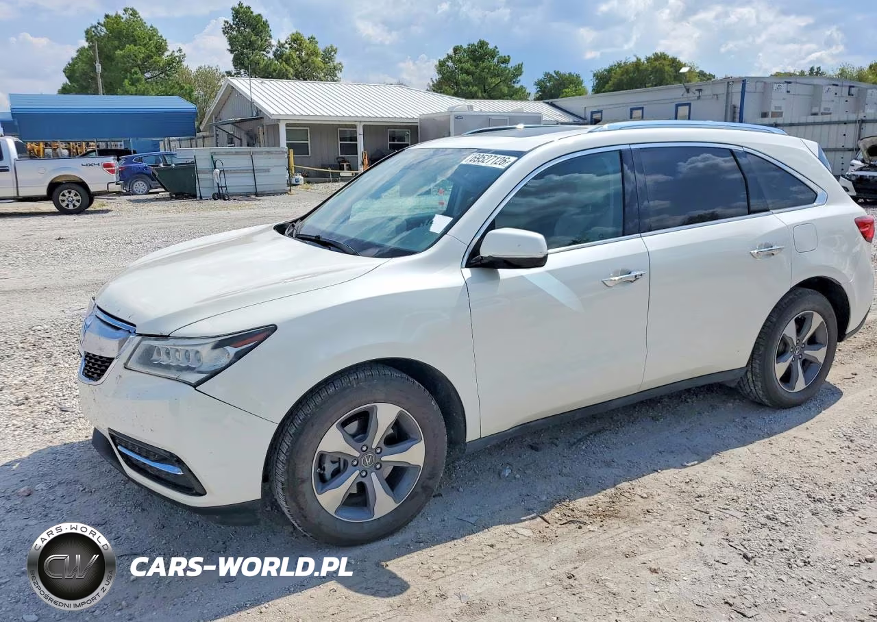 2016 Acura Mdx VIN:5FRYD4H29GB038132 - 1