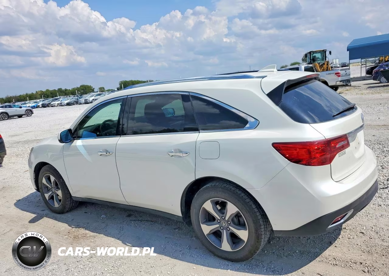 2016 Acura Mdx VIN:5FRYD4H29GB038132 - 2