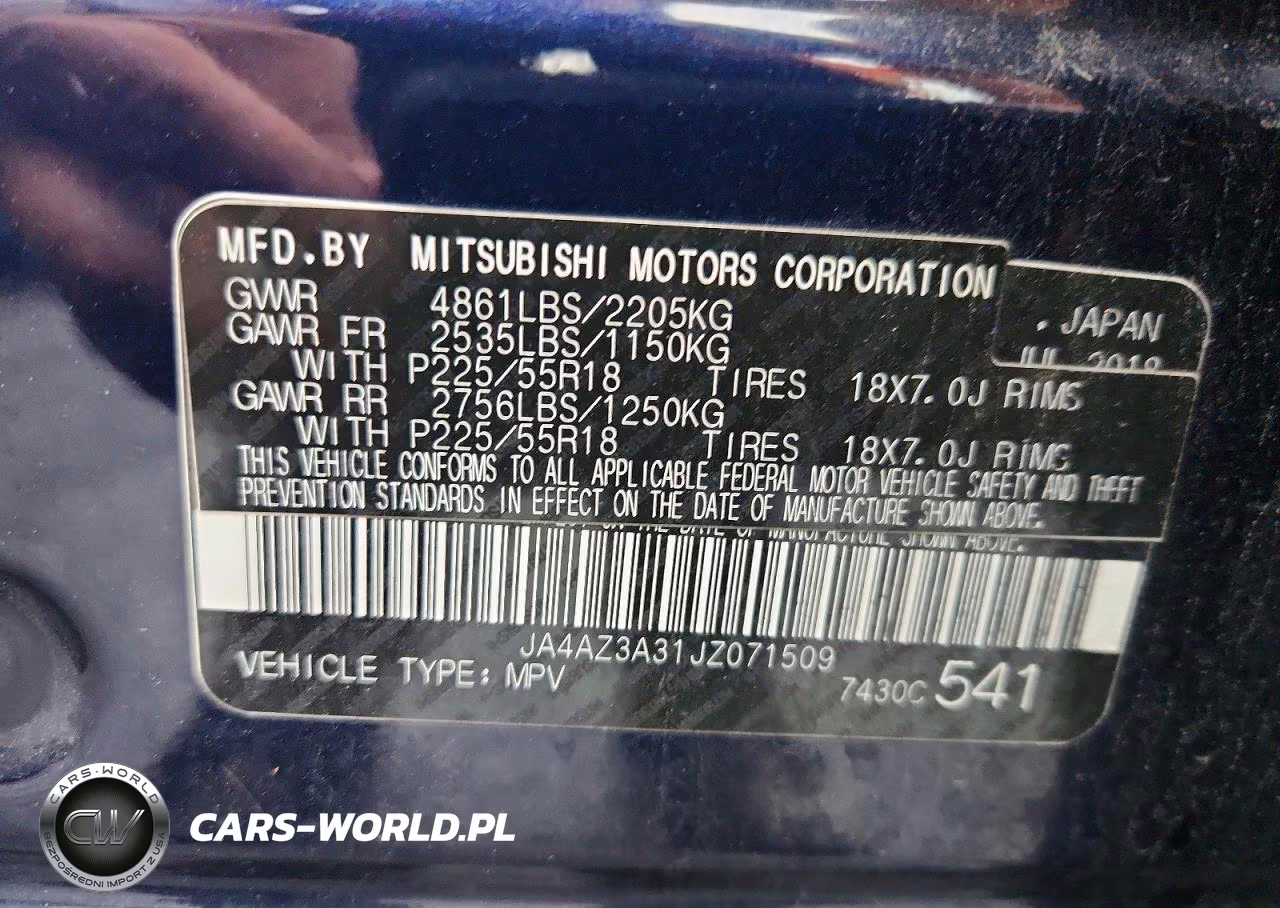2018 Mitsubishi Outlander Se VIN:JA4AZ3A31JZ071509 - 12