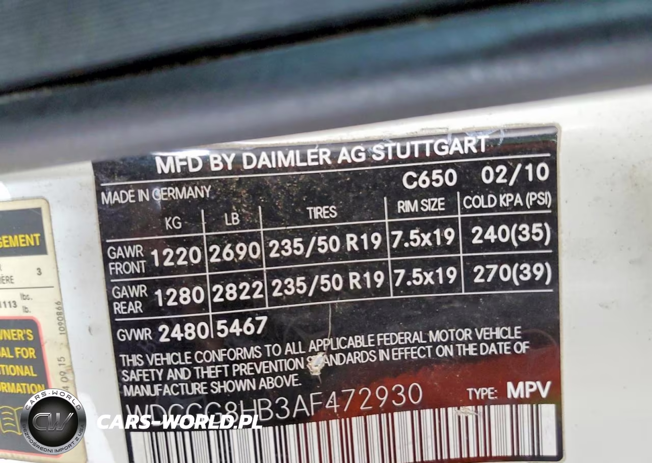 2010 Mercedes-Benz Glk 350 4Matic VIN:WDCGG8HB3AF472930 - 12
