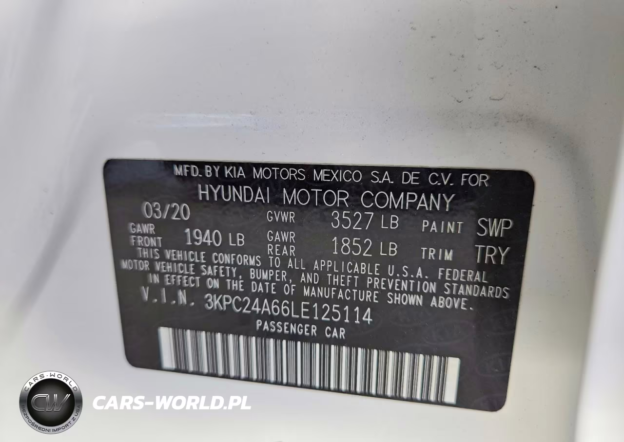 2020 Hyundai Accent Se VIN:3KPC24A66LE125114 - 13