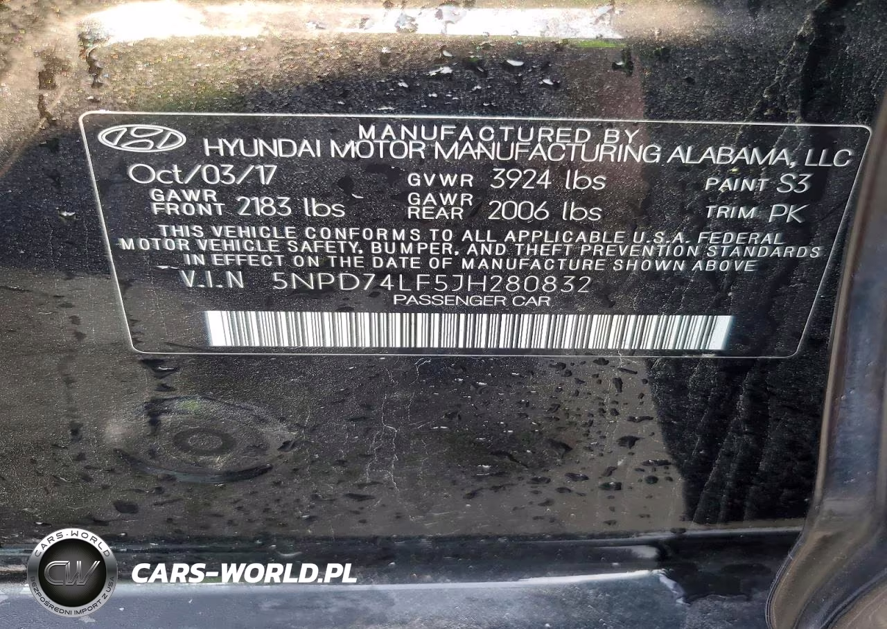 2018 Hyundai Elantra Se VIN:5NPD74LF5JH280832 - 12