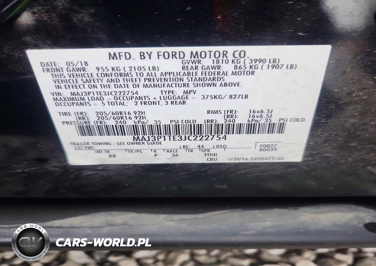 2018 Ford Ecosport Se VIN:MAJ3P1TE3JC222754 - 14