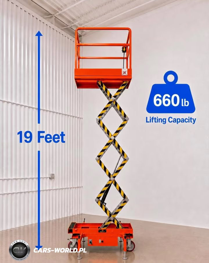 2026 22 Ft Electric Scissor Lift Man Lift Aerial Work Platform VIN:38912897 - 4