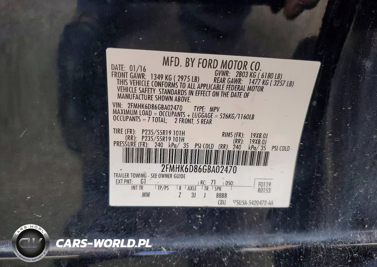 2016 Ford Flex Limited VIN:2FMHK6D86GBA02470 - 13