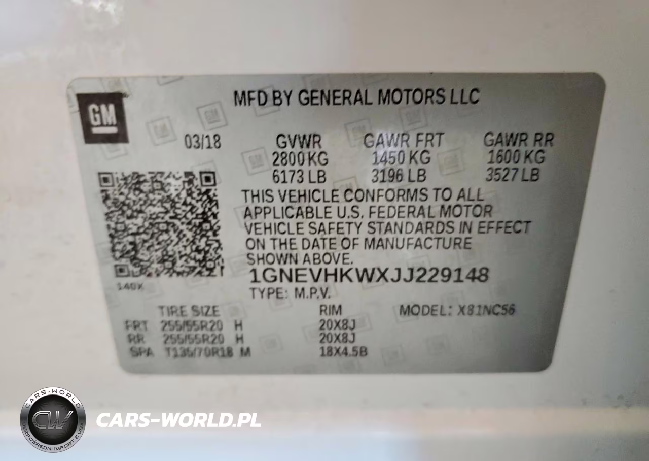 2018 Chevrolet Traverse Lt VIN:1GNEVHKWXJJ229148 - 13