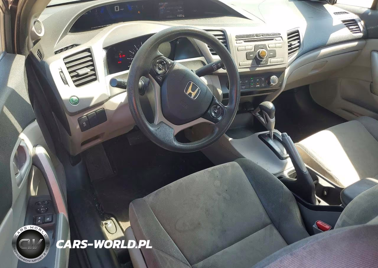 2012 Honda Civic Lx VIN:2HGFG3B57CH532654 - 8