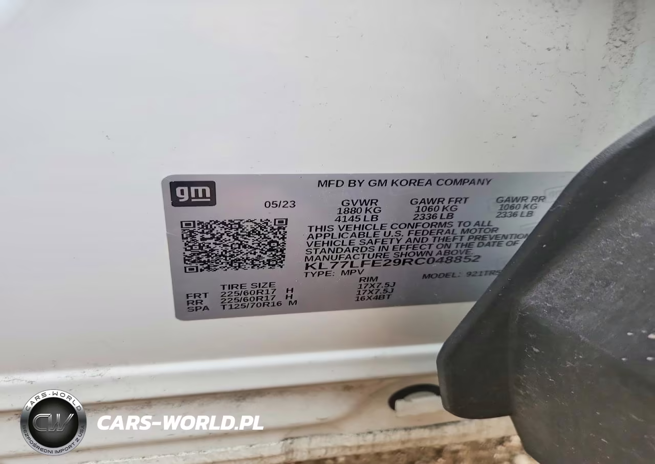 2024 Chevrolet Trax Ls VIN:KL77LFE29RC048852 - 13