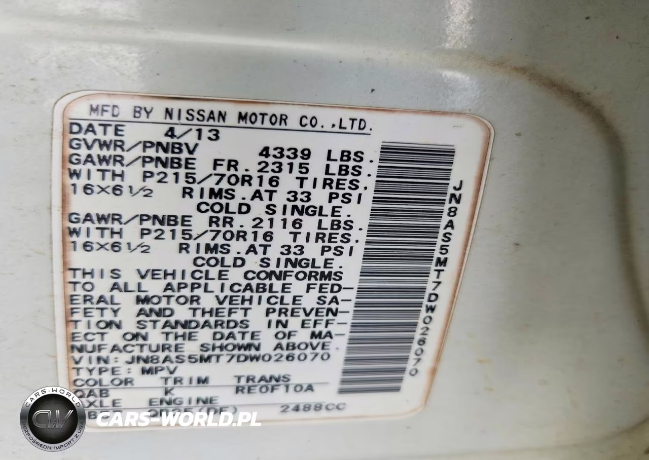 2013 Nissan Rogue S VIN:JN8AS5MT7DW026070 - 13
