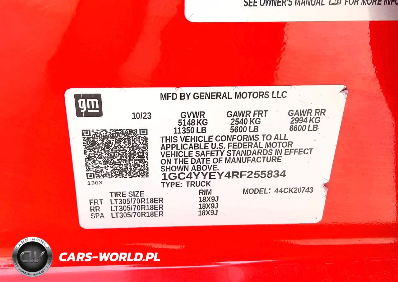 2024 Chevrolet Silverado K2500 Zr2 VIN:1GC4YYEY4RF255834 - 12