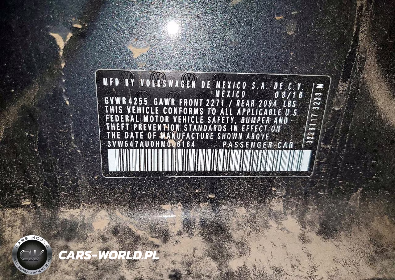 2017 Volkswagen Gti Sport VIN:3VW547AU0HM006164 - 12