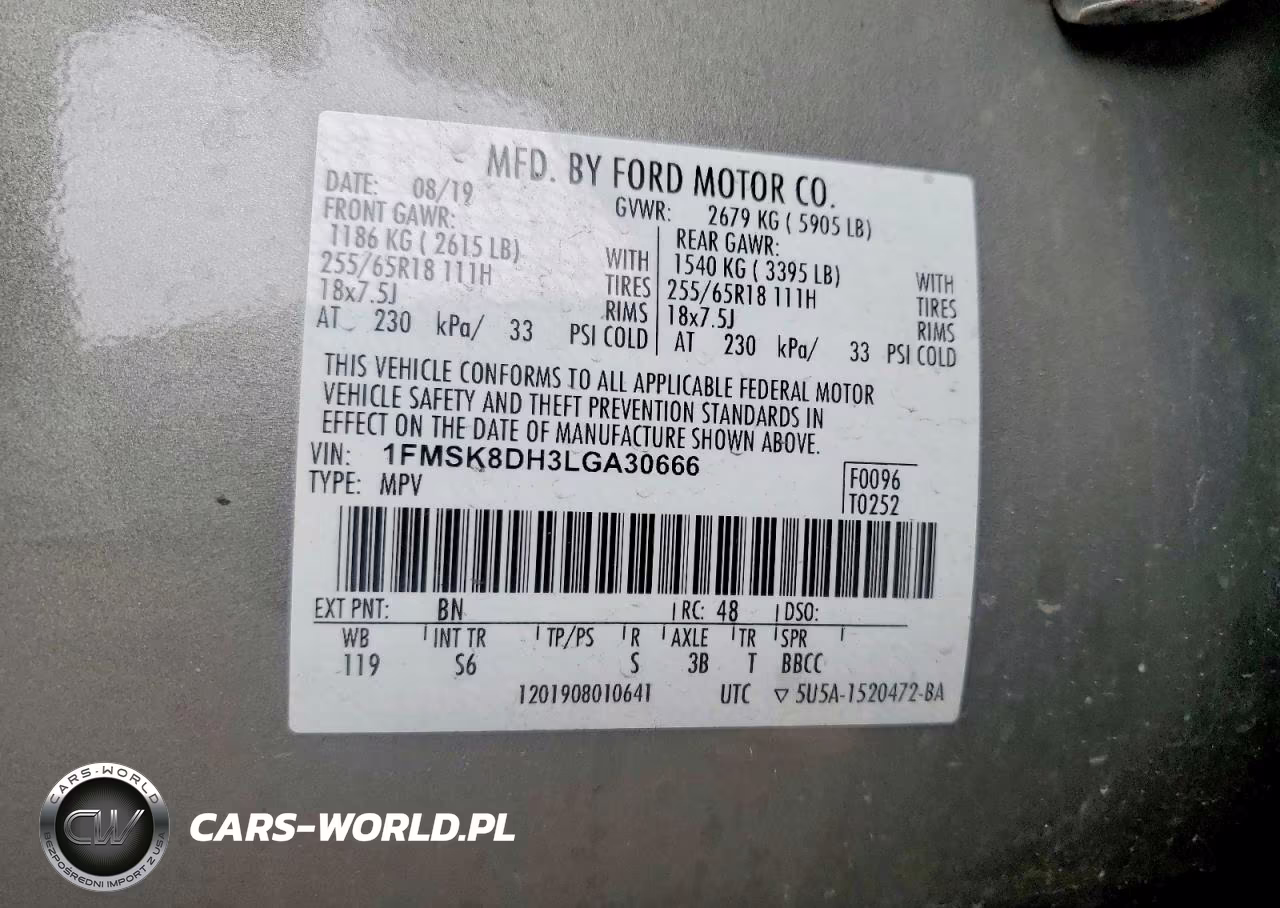 2020 Ford Explorer Xlt VIN:1FMSK8DH3LGA30666 - 13